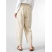 Women Solid Elastic Waist Dual Pocket Wide Leg Pants